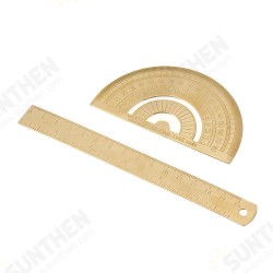 Brass Ruler Metal Triangle Straight Ruler for Woodworking Measuring Ruler Wave Line Drawing Tools Brass Ruler Metal Triangle Straight Ruler for Woodworking Measuring Ruler Wave Line Drawing Tools