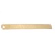 Brass Ruler Metal Triangle Straight Ruler for Woodworking Measuring Ruler Wave Line Drawing Tools