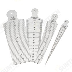 1-60mm Metric Imperial Wedge Feeler 1-15/15-30/30-45/45-60mm Taper Depth Gauge 1-60mm Metric Imperial Wedge Feeler 1-15/15-30/30-45/45-60mm Taper Depth Gauge