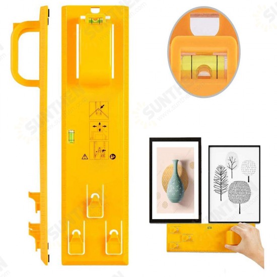 Multi-function Level Ruler 34.9x9x4.9CM Bubble Level Measuring Tool Picture Frame Hanger