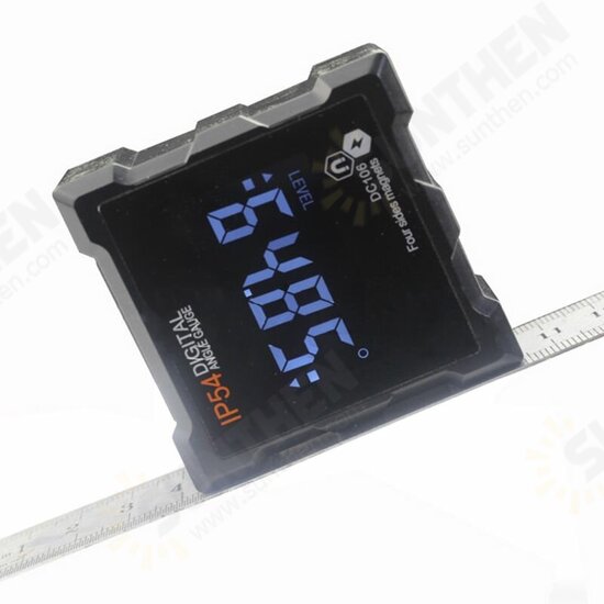 Electronic Protractor Digital Inclinometer Gauge Meter Magnets Base Measure Tool