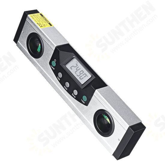 LCD Display Digital Laser Level Ruler Cross Line Magnetic Protractor Inclinometer Electronic Angle Level