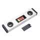 LCD Display Digital Laser Level Ruler Cross Line Magnetic Protractor Inclinometer Electronic Angle Level