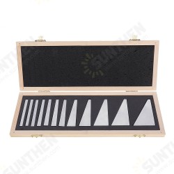 12pcs Precision Angle Block Set 1/4 to 30 Degree Lathe Gauge Milling Machinist Lathe Tools 12pcs Precision Angle Block Set 1/4 to 30 Degree Lathe Gauge Milling Machinist Lathe Tools
