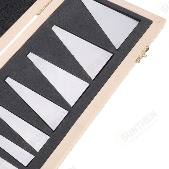 12pcs Precision Angle Block Set 1/4 to 30 Degree Lathe Gauge Milling Machinist Lathe Tools