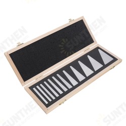 12pcs Precision Angle Block Set 1/4 to 30 Degree Lathe Gauge Milling Machinist Lathe Tools 12pcs Precision Angle Block Set 1/4 to 30 Degree Lathe Gauge Milling Machinist Lathe Tools