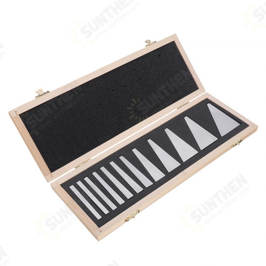 12pcs Precision Angle Block Set 1/4 to 30 Degree Lathe Gauge Milling Machinist Lathe Tools