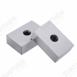 2pcs 1x2x3 Inch Blocks 1 Hole Parallel Clamping Block Lathe Tools Precision 0.0001 2pcs 1x2x3 Inch Blocks 1 Hole Parallel Clamping Block Lathe Tools Precision 0.0001