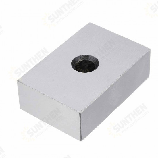 2pcs 1x2x3 Inch Blocks 1 Hole Parallel Clamping Block Lathe Tools Precision 0.0001