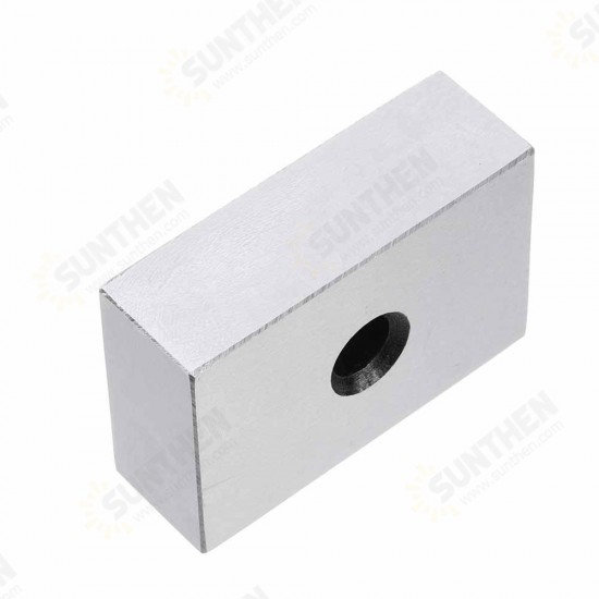 2pcs 1x2x3 Inch Blocks 1 Hole Parallel Clamping Block Lathe Tools Precision 0.0001