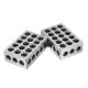 2pcs 25x50x75mm Blocks 23 Holes Parallel Clamping Block Lathe Tools Precision 0.005mm