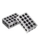 2pcs 25x50x75mm Blocks 23 Holes Parallel Clamping Block Lathe Tools Precision 0.005mm