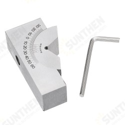 Adjustable Angle Gauge V-block Angle Grinder KP25 0-60 Degree Precision Angle Plate Block for Measuring Tools Adjustable Angle Gauge V-block Angle Grinder KP25 0-60 Degree Precision Angle Plate Block for Measuring Tools
