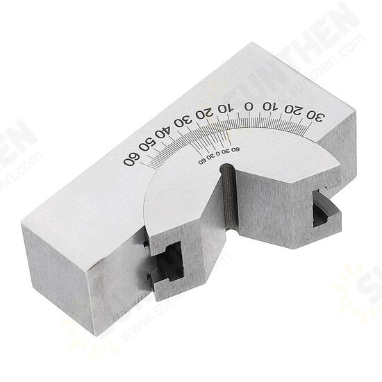 Adjustable Angle Gauge V-block Angle Grinder KP25 0-60 Degree Precision Angle Plate Block for Measuring Tools