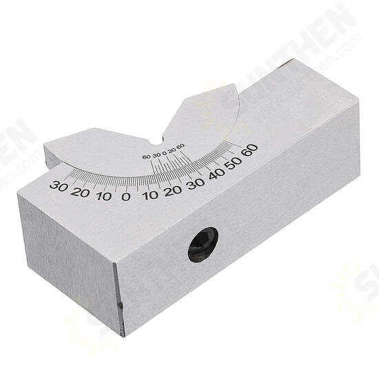 Adjustable Angle Gauge V-block Angle Grinder KP25 0-60 Degree Precision Angle Plate Block for Measuring Tools