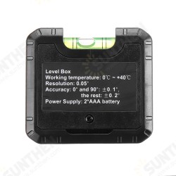 Mini Magnetic Digital Inclinometer Level Box Gauge Angle Meter Finder Protractor Base Small Electronic Protractor Measuring Tool Mini Magnetic Digital Inclinometer Level Box Gauge Angle Meter Finder Protractor Base Small Electronic Protractor Measuring Tool