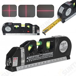 Multipurpose Laser Level Vertical Cross Measuring Tape Aligner Metric Ruler Multipurpose Laser Level Vertical Cross Measuring Tape Aligner Metric Ruler