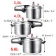 4L/5L Pressure Cooker Commercial Aluminum Alloy Pressure Cooker