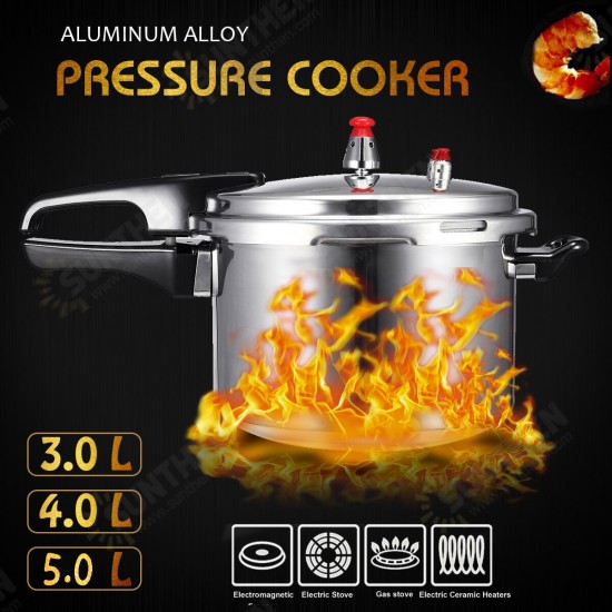 Aluminium Commercial Grade Pressure Cooker 3/4/6.3 Litre 3 Style Kitchen Tools