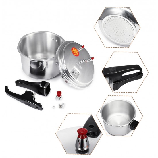 Aluminium Commercial Grade Pressure Cooker 3/4/6.3 Litre 3 Style Kitchen Tools