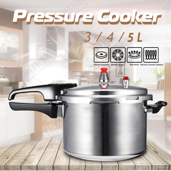 Aluminium Commercial Grade Pressure Cooker 3/4/6.3 Litre 3 Style Kitchen Tools