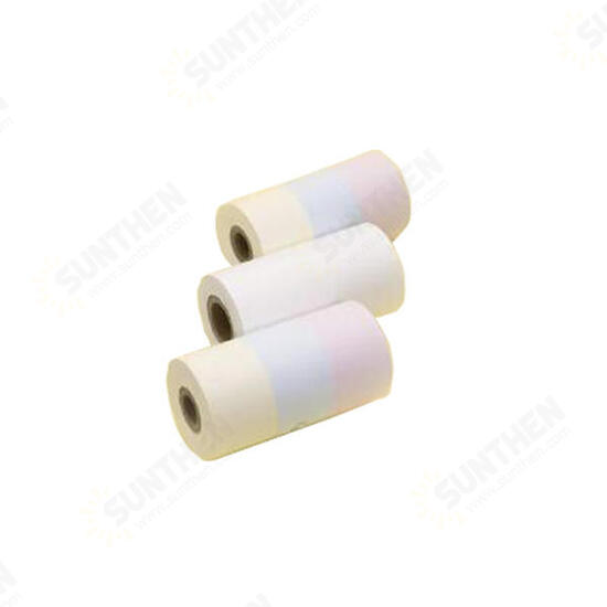 3 Rolls Color Thermal Printer Paper for Paperang Pocket printer