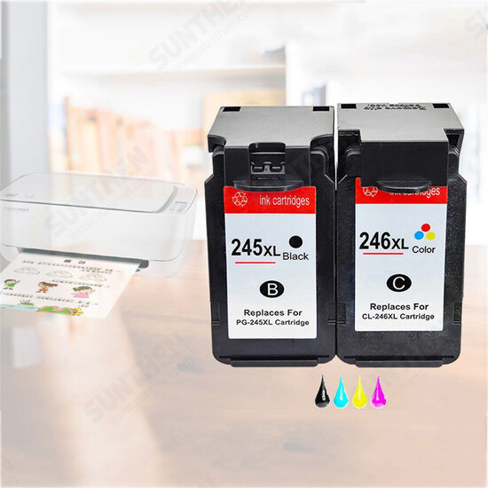 Compatible Canon PG-245 CL-246 Ink Cartridge Suitable for MG2400 MG2500 IP 2880 Printer Cartridge Large Capacity