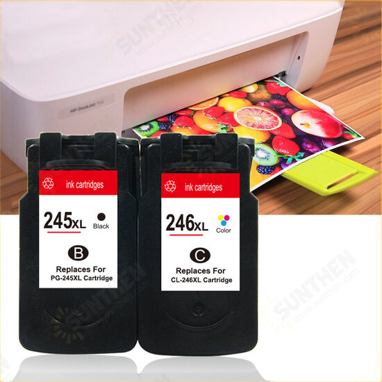 Compatible Canon PG-245 CL-246 Ink Cartridge Suitable for MG2400 MG2500 IP 2880 Printer Cartridge Large Capacity