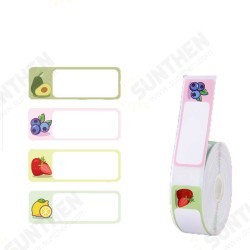 D11 Pure Color Label Paper Roll Supermarket Waterproof Tear-Resistant Price Label D11 Pure Color Label Paper Roll Supermarket Waterproof Tear-Resistant Price Label