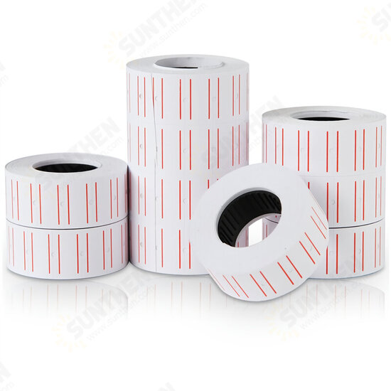 10 Rolls Price Labels Paper Single Row White Tag Paper Supermarket Grocery Shop Paper Stickers for Label Printer 3210 10 Rolls Price Labels Paper Single Row White Tag Paper Supermarket Grocery Shop Paper Stickers for Label Printer 3210