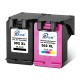 302XL Ink Cartridge for HP 302 DeskJet HP 302 HP 2131 HP 2132 HP1111 Printer Refillable 25ml Printing Consumables