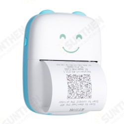 Mini Photo Printer with USB Cable Bluetooth 200DPI Portable Pocket Thermal Printer for Printing Photo Memo Label Print Mini Photo Printer with USB Cable Bluetooth 200DPI Portable Pocket Thermal Printer for Printing Photo Memo Label Print