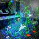 Christmas LED Projector Lamp Snowman Projector Double Head Water Wave Stage Light Remote Control Waterproof Garden Lawn Lamp