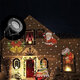 Halloween Projector Lamp Slide Show LED 16 Cards Christmas Outdoor Projection Lamp Multiple Usage Light For Home Garden Decor