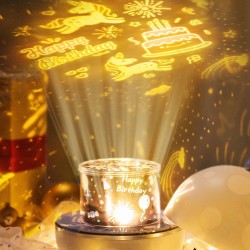 Starry Sky Projection Lamp 3 Color Ligth Rotation Bedroom Night Light Best Gift Starry Sky Projection Lamp 3 Color Ligth Rotation Bedroom Night Light Best Gift
