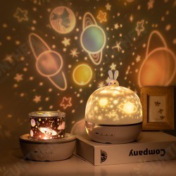 Starry Sky Projection Lamp 3 Color Ligth Rotation Bedroom Night Light Best Gift Starry Sky Projection Lamp 3 Color Ligth Rotation Bedroom Night Light Best Gift