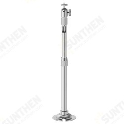 2 in 1 Adjustable Projector Stand 360° Ball-shaped Rotation Ceiling Wall Mounted Bracket with Thicken Widen Base Aluminum Alloy Holder Stand for Home Projector Theater 2 in 1 Adjustable Projector Stand 360° Ball-shaped Rotation Ceiling Wall Mounted Bracket with Thicken Widen Base Aluminum Alloy Holder Stand for Home Projector Theater