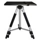 ET-650 aluminum alloy projector bracket with tray projector tripod tripod portable round tube bracket