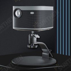 LKT-863 Desktop Projector Stand 360° Panoramic Adjustable Metal Bracket Thickened&Widened Inclined Plate with Non-slip Mat Pan Tilt Projector Holder LKT-863 Desktop Projector Stand 360° Panoramic Adjustable Metal Bracket Thickened&Widened Inclined Plate with Non-slip Mat Pan Tilt Projector Holder