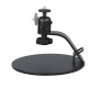 LKT-863 Desktop Projector Stand 360° Panoramic Adjustable Metal Bracket Thickened&Widened Inclined Plate with Non-slip Mat Pan Tilt Projector Holder