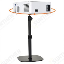 NAM5 Desktop Projector Stand 360° Panoramic Adjustable Universal Extendable Standing Mount with 60° Rotatable Head for Home Projector Theater NAM5 Desktop Projector Stand 360° Panoramic Adjustable Universal Extendable Standing Mount with 60° Rotatable Head for Home Projector Theater