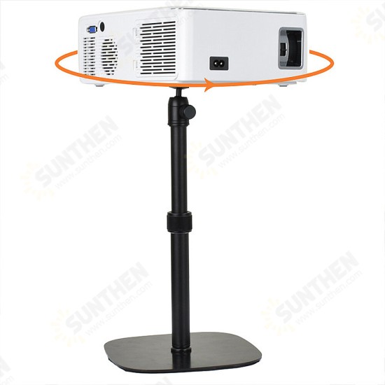 NAM5 Desktop Projector Stand 360° Panoramic Adjustable Universal Extendable Standing Mount with 60° Rotatable Head for Home Projector Theater