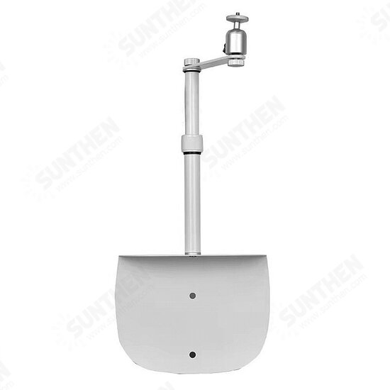 NAM9 Projector Stand Arc-shaped Plug Board Design Bracket with 360° Ball Head No Punching Adjustable Telescopic Support Frame for Home Projector