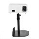 NAM9 Projector Stand Arc-shaped Plug Board Design Bracket with 360° Ball Head No Punching Adjustable Telescopic Support Frame for Home Projector