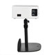 NAM9 Projector Stand Arc-shaped Plug Board Design Bracket with 360° Ball Head No Punching Adjustable Telescopic Support Frame for Home Projector