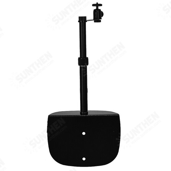 NAM9 Projector Stand Arc-shaped Plug Board Design Bracket with 360° Ball Head No Punching Adjustable Telescopic Support Frame for Home Projector