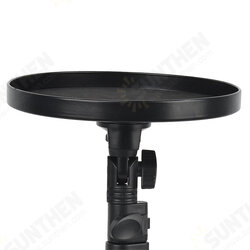 NAProjector Round Tray Tripod Stand Accessory Tray for Home Projector Theater Placement 3/8 Screw 1/4 Screw Universal Bracket Tray NAProjector Round Tray Tripod Stand Accessory Tray for Home Projector Theater Placement 3/8 Screw 1/4 Screw Universal Bracket Tray