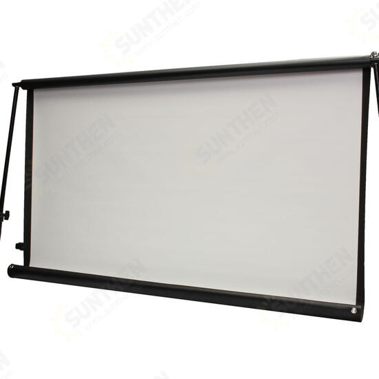 100inch 16:9 Projector HD Screen Portable Folded Front projection screen fabric with eyelets without Frame