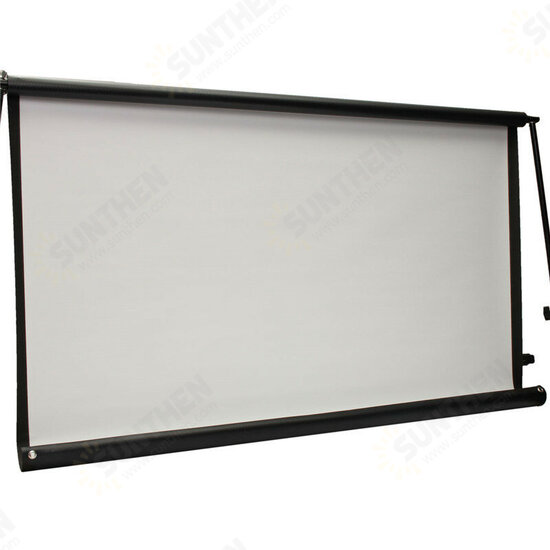 100inch 16:9 Projector HD Screen Portable Folded Front projection screen fabric with eyelets without Frame