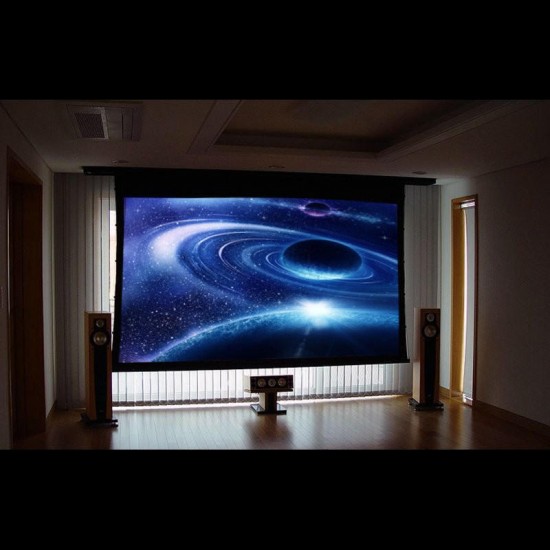 100inch 16:9 Projector HD Screen Portable Folded Front projection screen fabric with eyelets without Frame